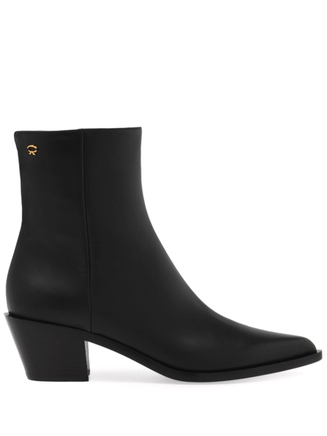 

Gianvito Rossi ботильоны Kinney с заостренным носком, черный