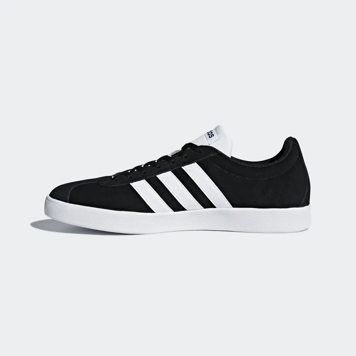 Кроссовки Adidas Sportswear "VL COURT 2.0", дизайн по стопам Adidas Samba, белый — фото 3