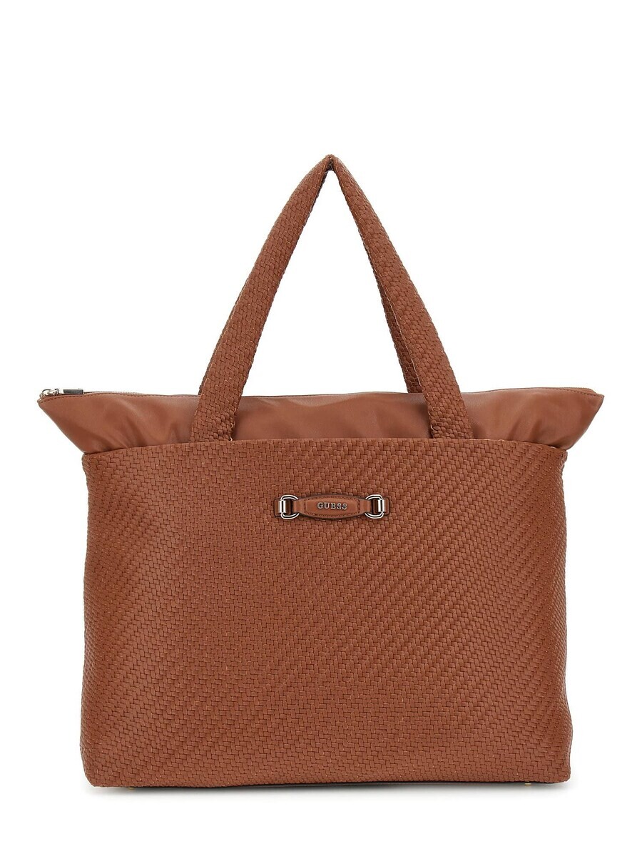 

Сумка шоппер GUESS Shopper Francy, коричневый