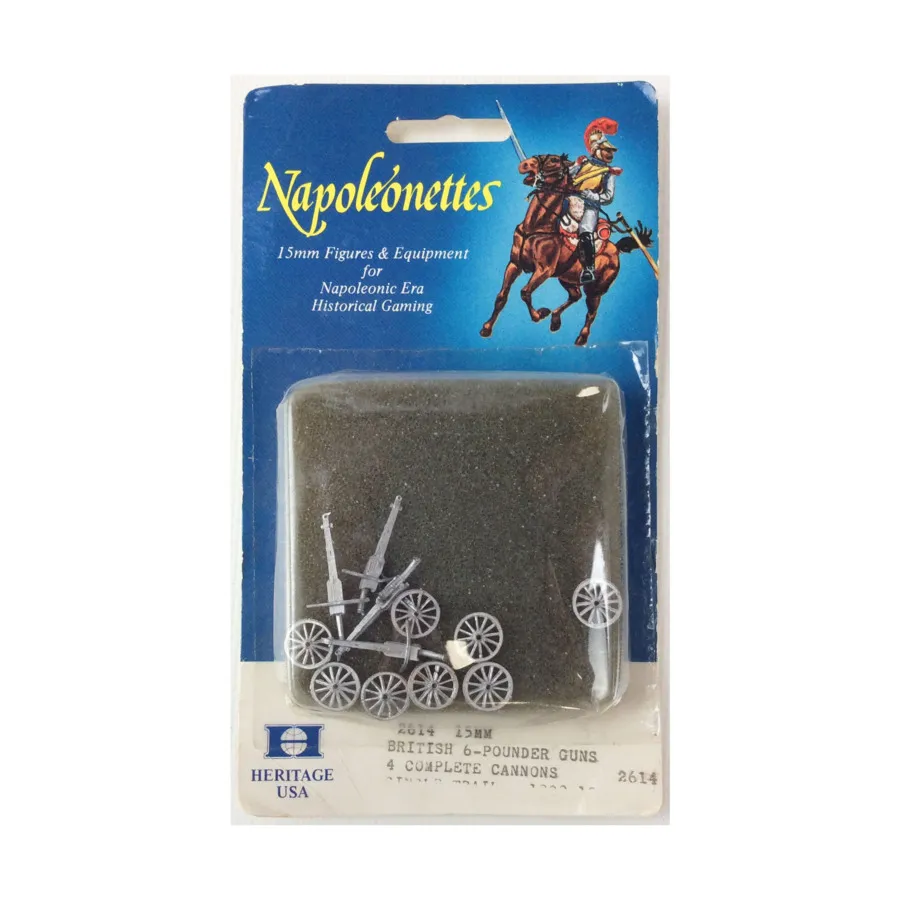 

Британские 6-фунтовые пушки, Napoleonettes (15mm)