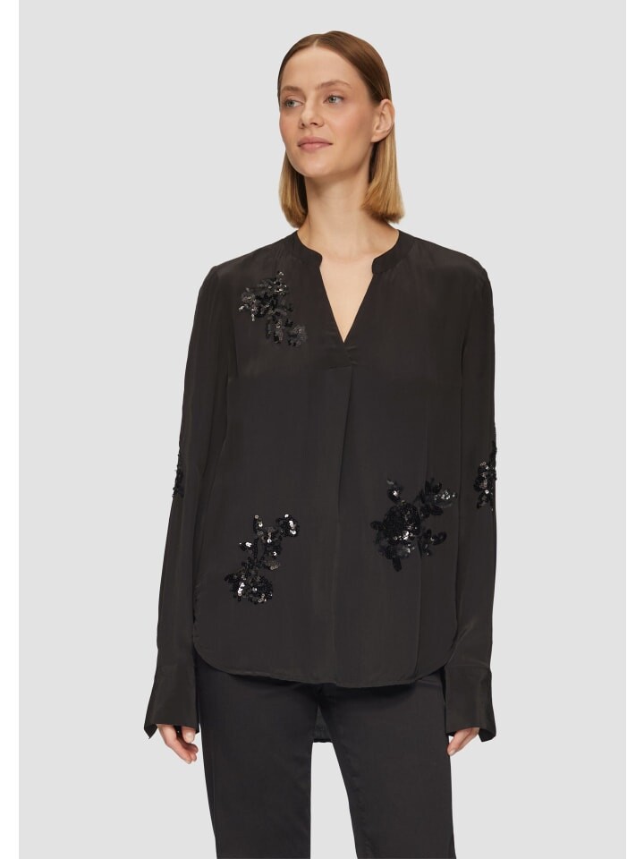 

Блуза s.Oliver BLACK LABEL Bluse langarm, черный