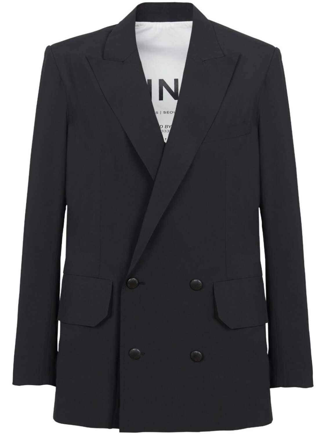 

Balmain двубортный пиджак 6-Buttons, черный