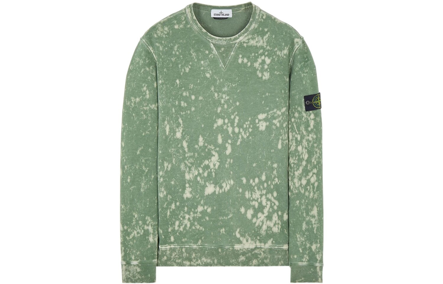 

Толстовка мужская оливково-зеленая Stone Island, оливково-зеленый