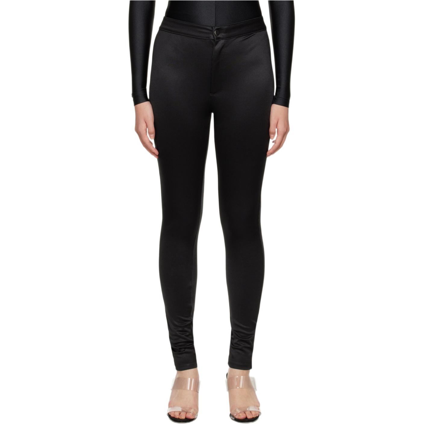 

Женские повседневные брюки черного цвета Skims, черный