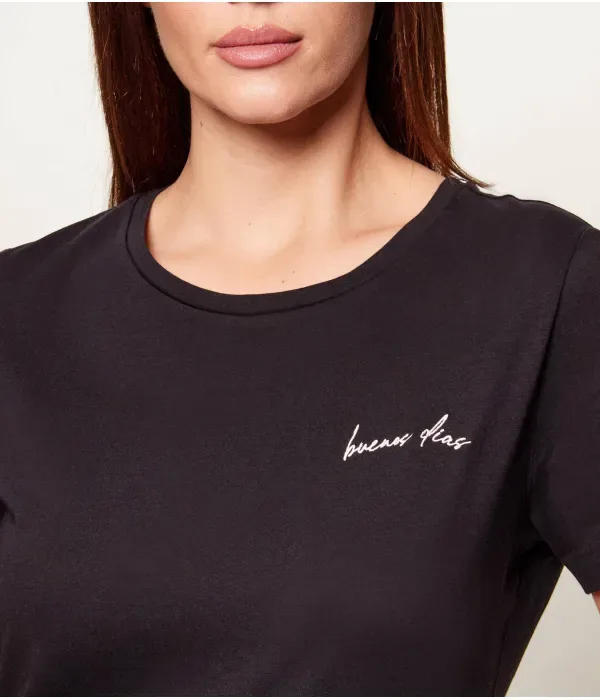 Футболка C_Elove_4 slim fit Boss Orange, черный — фото 4