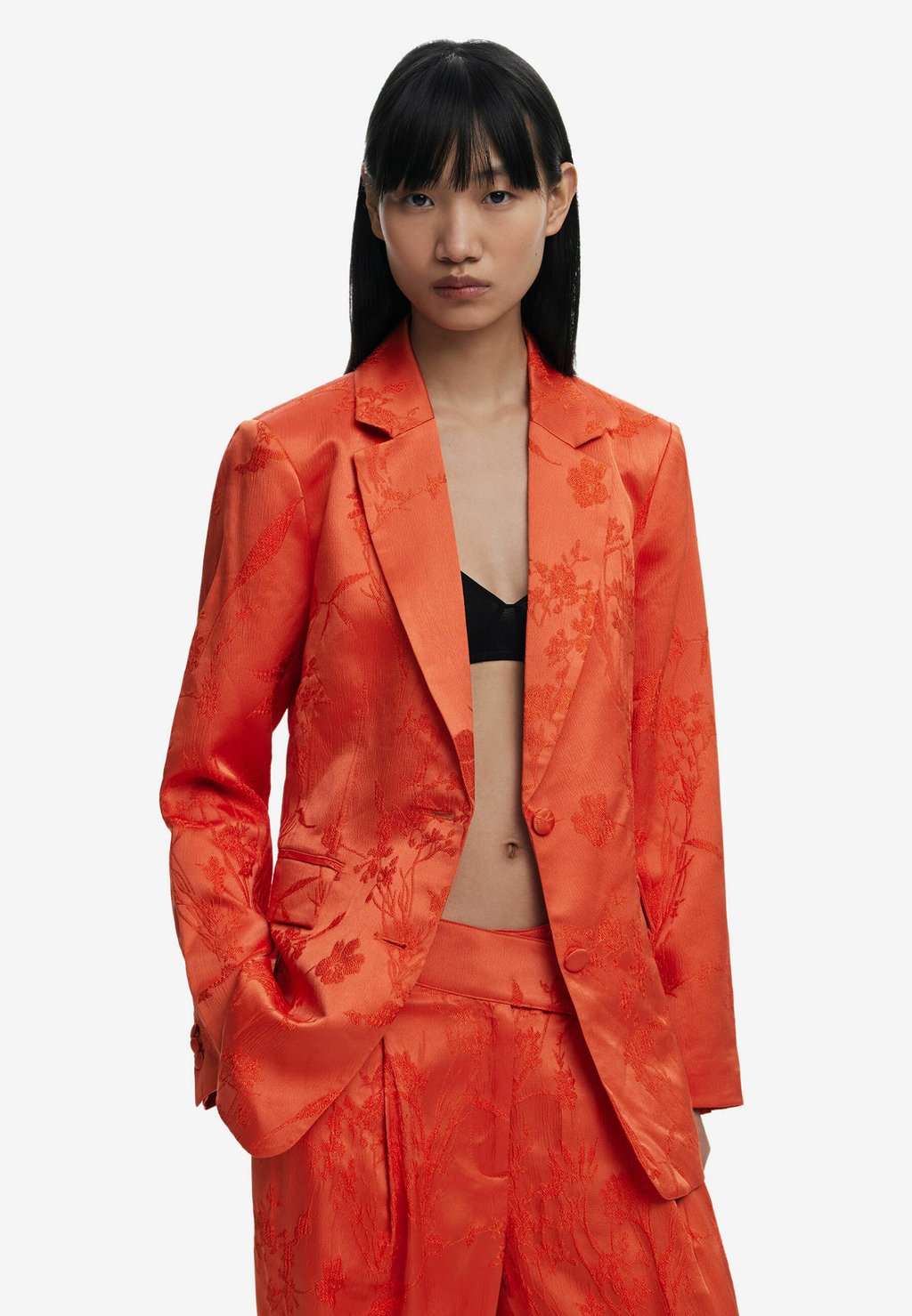 

Блейзер EMBROIDERED Desigual, оранжевый