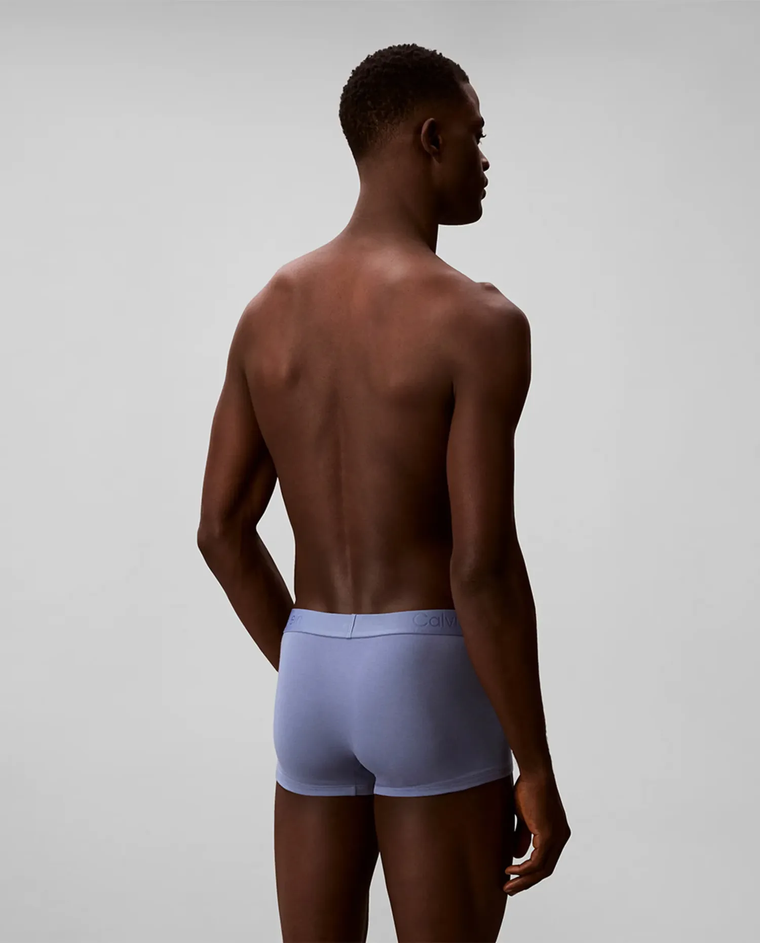 Короткие боксерские трусы индивидуальные Calvin Klein, синий — фото 2