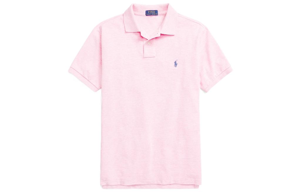 Polo Ralph Lauren Майка поло мужская розовая SS22 — фото 3