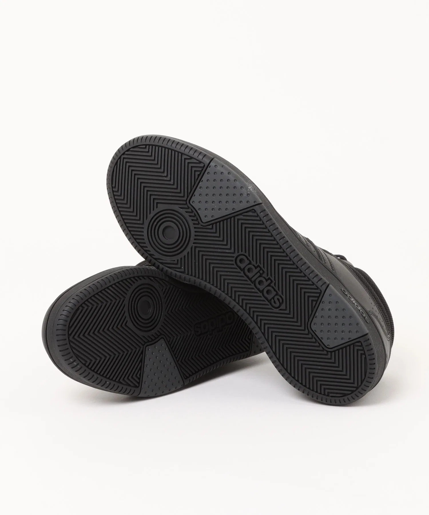 Мужские кроссовки adidas HOOPS MID CLASSIC чёрные — фото 3