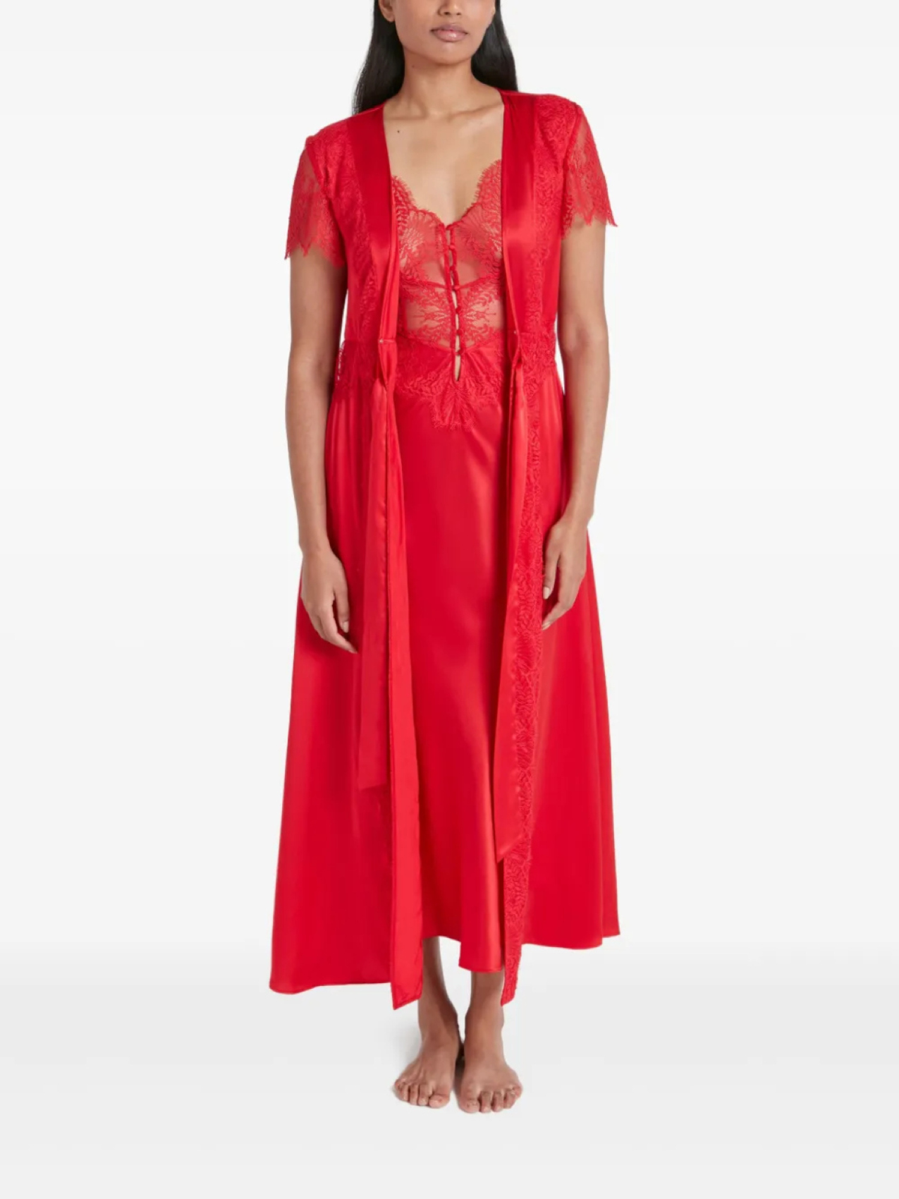 

Temperley London халат Gaia, красный