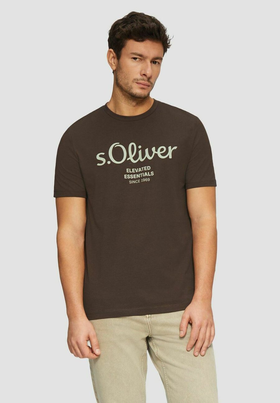 

Футболка s.Oliver Print T-shirt, Braun/Brown, Коричневый, Футболка s.Oliver Print T-shirt, Braun/Brown