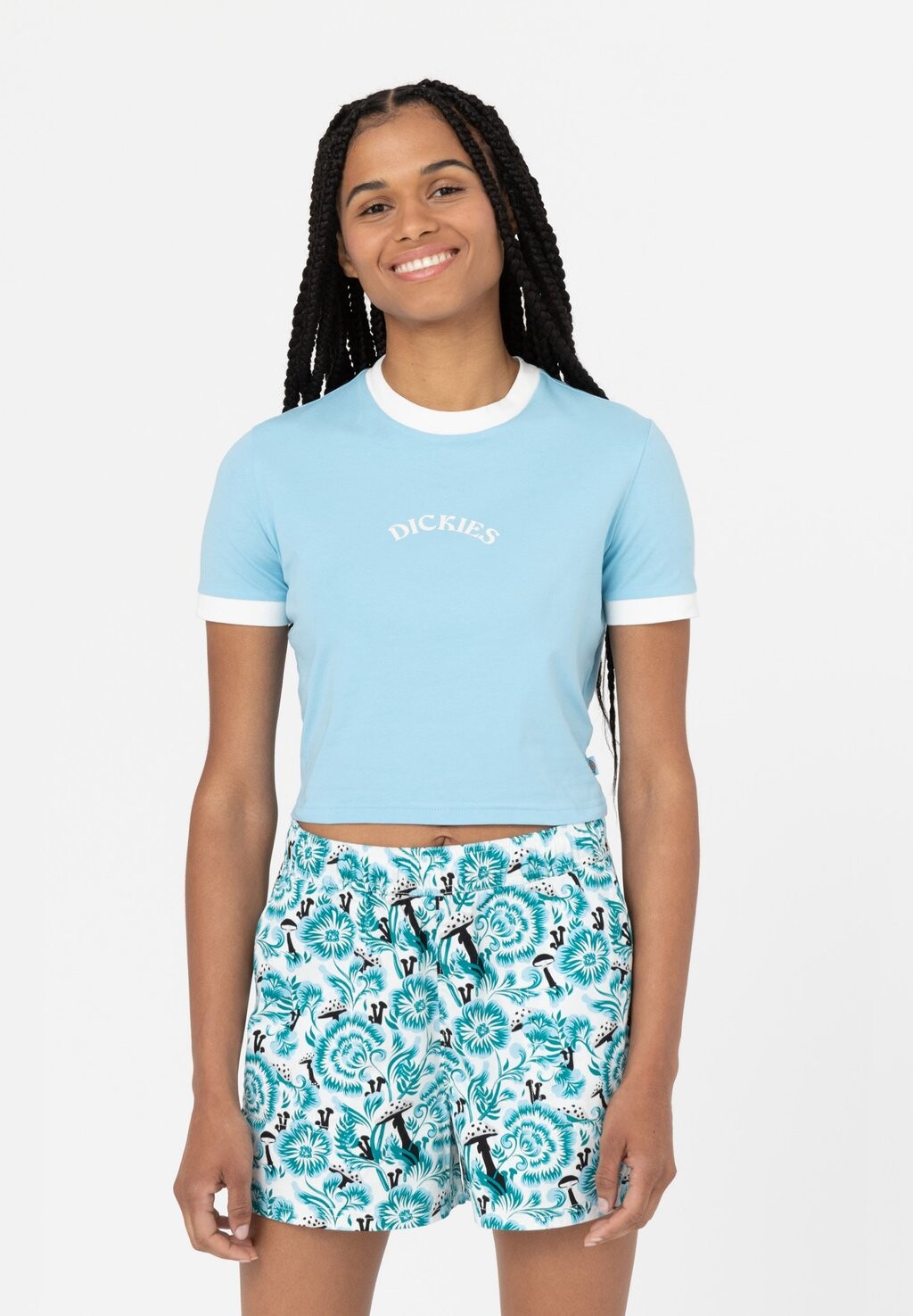 

Футболка с принтом WARM SPRINGS TEE W Dickies, синий