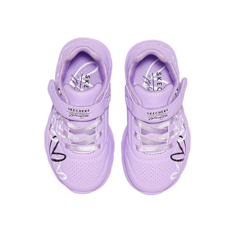 Skechers Kids Низкие детские ботиночки Lavender Multicolor для малышей — фото 4