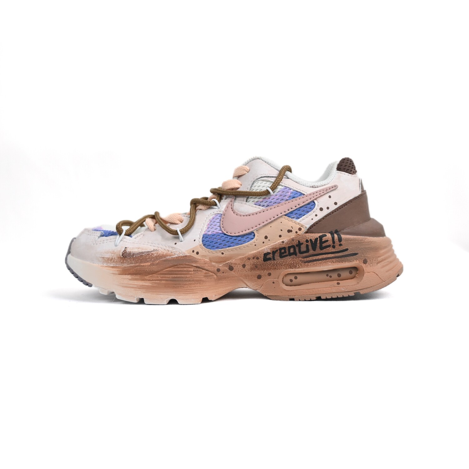 

Кроссовки Air Max Fusion женские с низким верхом коричневые/коричневые/бежевые Nike