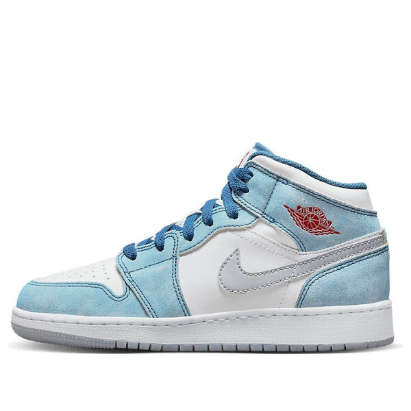 

Кроссовки 1 mid se 'french blue' Air Jordan, синий