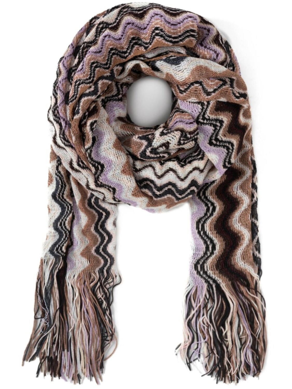 

Missoni шарф с узором, нейтральный