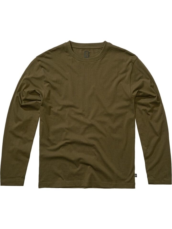 

Лонгслив Brandit Longsleeve, зеленый