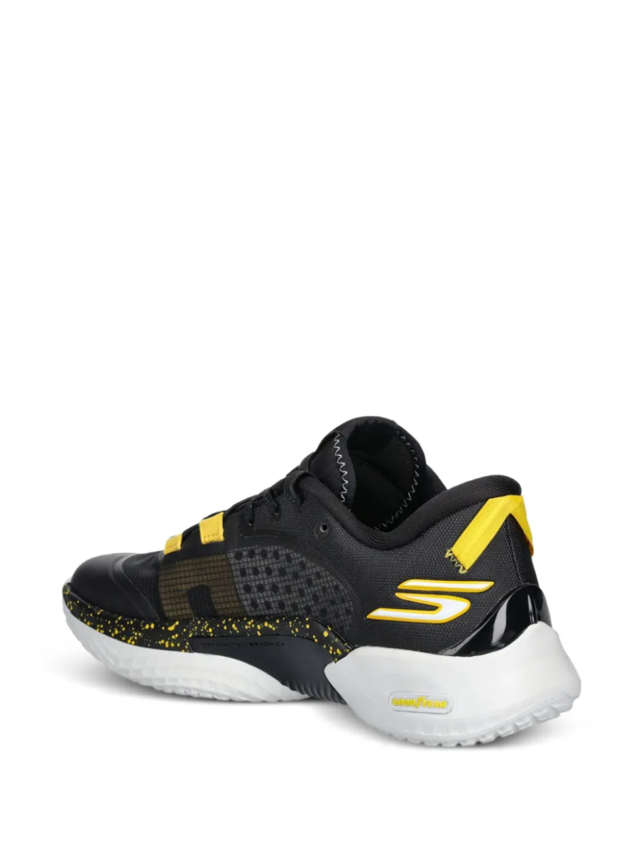 Кроссовки Skechers SKX Resagrip с перфорированными деталями, черный — фото 4