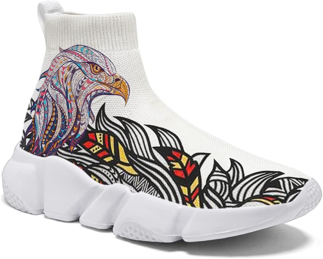 

Мужские кроссовки Hetios с граффити, для ходьбы и бега, носочные, легкие, удобные, дышащие, многоцветные, Figure 17