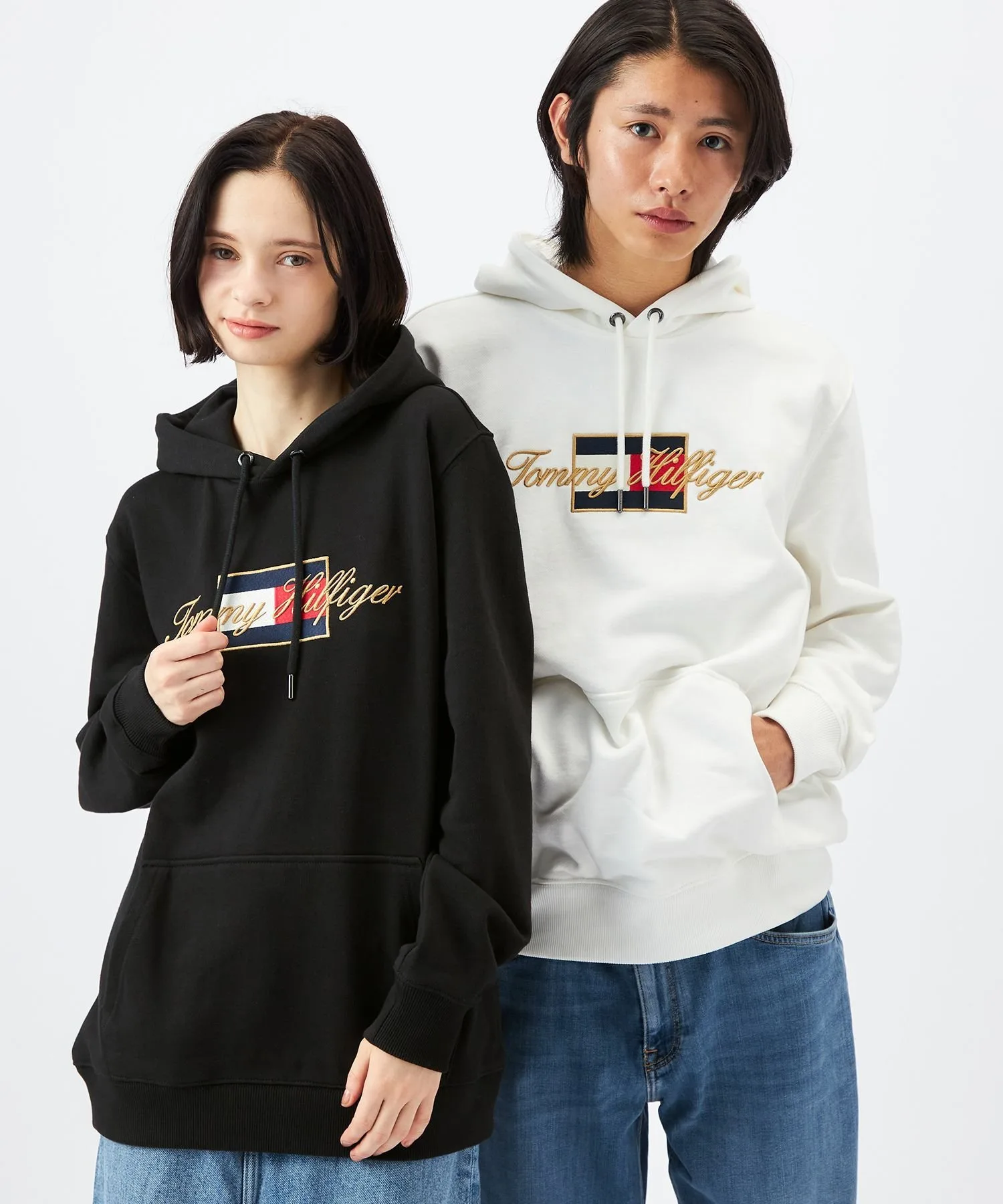 Толстовка с золотой вышивкой TOMMY HILFIGER, Black BDS — фото 2