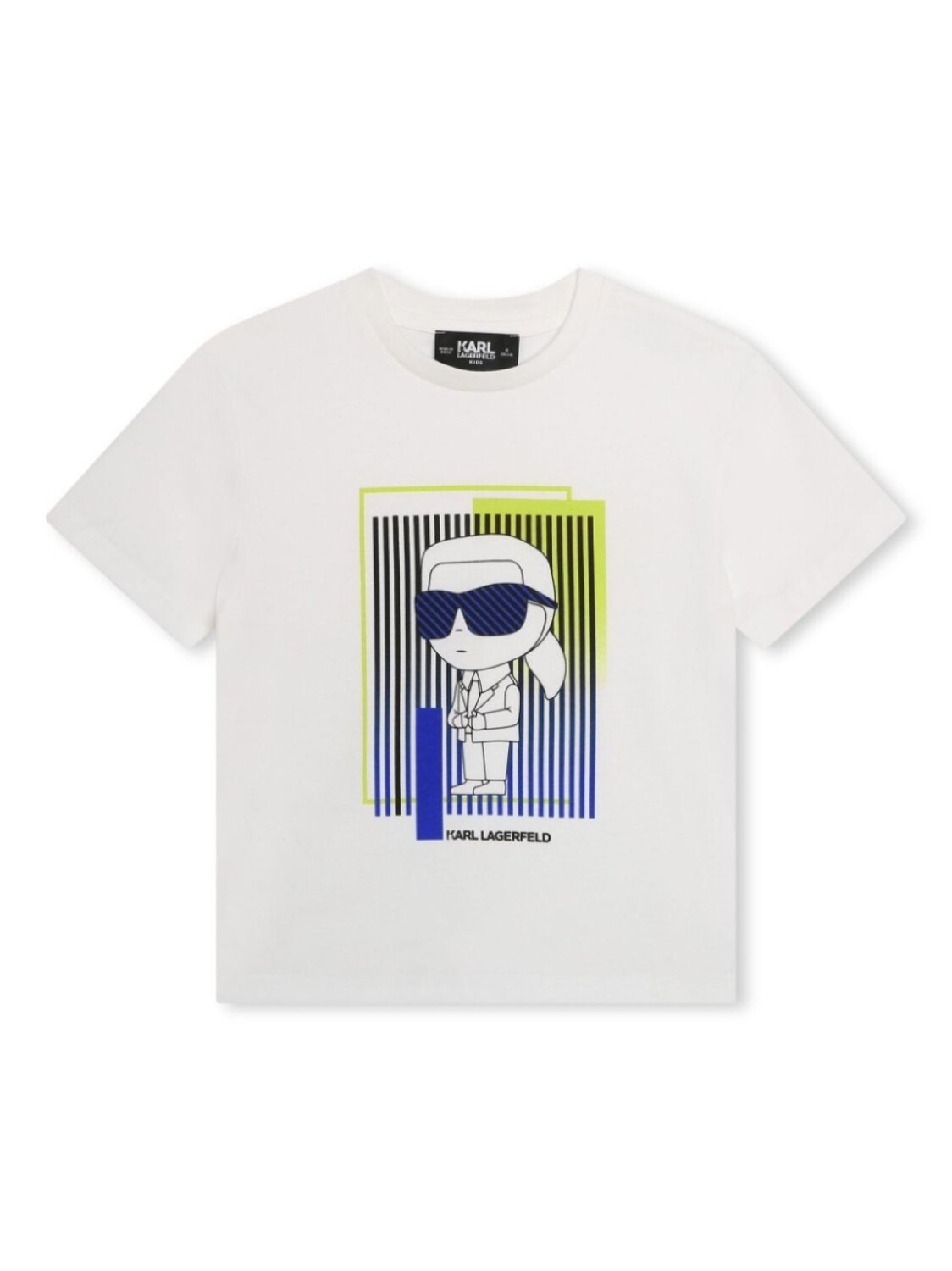 

Karl Lagerfeld Kids футболка Ikonik из органического хлопка, белый