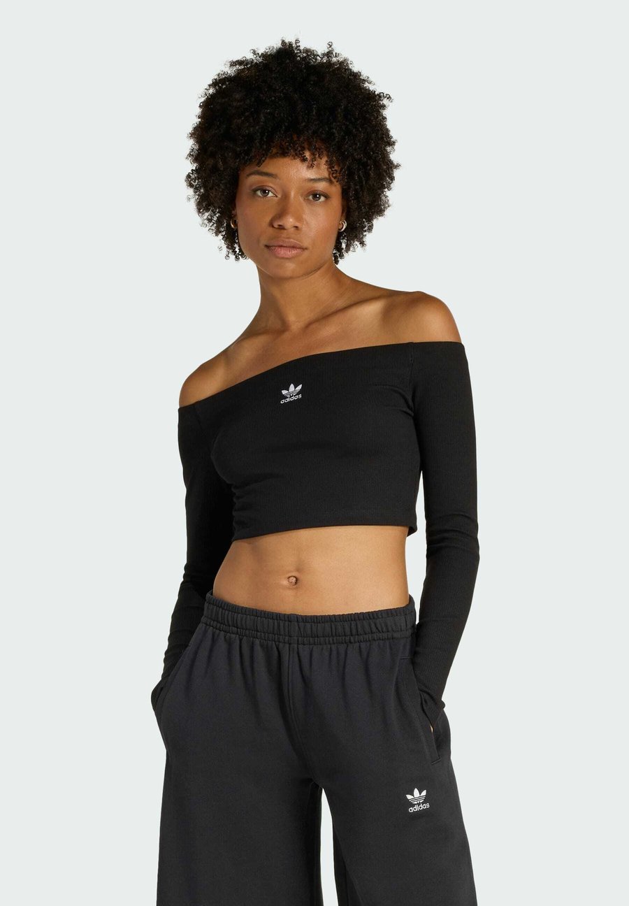 Топ Adidas Originals ESSENTIALS OFF SHOULDER LONGSLEEVE, Black
