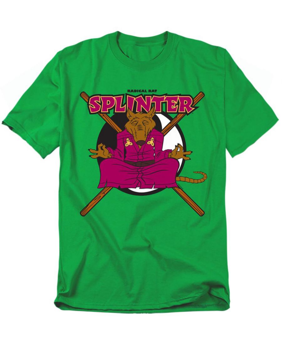 

Мужская футболка TMNT Radical Rat Splinter TEENAGE MUTANT NINJA TURTLES, Kelly green, Зеленый, Мужская футболка TMNT Radical Rat Splinter TEENAGE MUTANT NINJA TURTLES, Kelly green