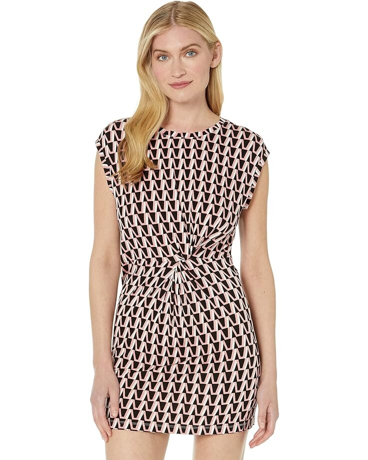 

Платье Sanctuary Twisted Waist Bodycon, цвет Flamingo Geo