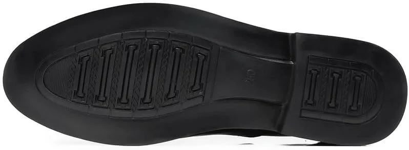 Мужские классические кожаные туфли с шнуровкой Oxfords, модные, нескользящие, для работы, дышащие, деловые и повседневные Cubicbee, синий — фото 3
