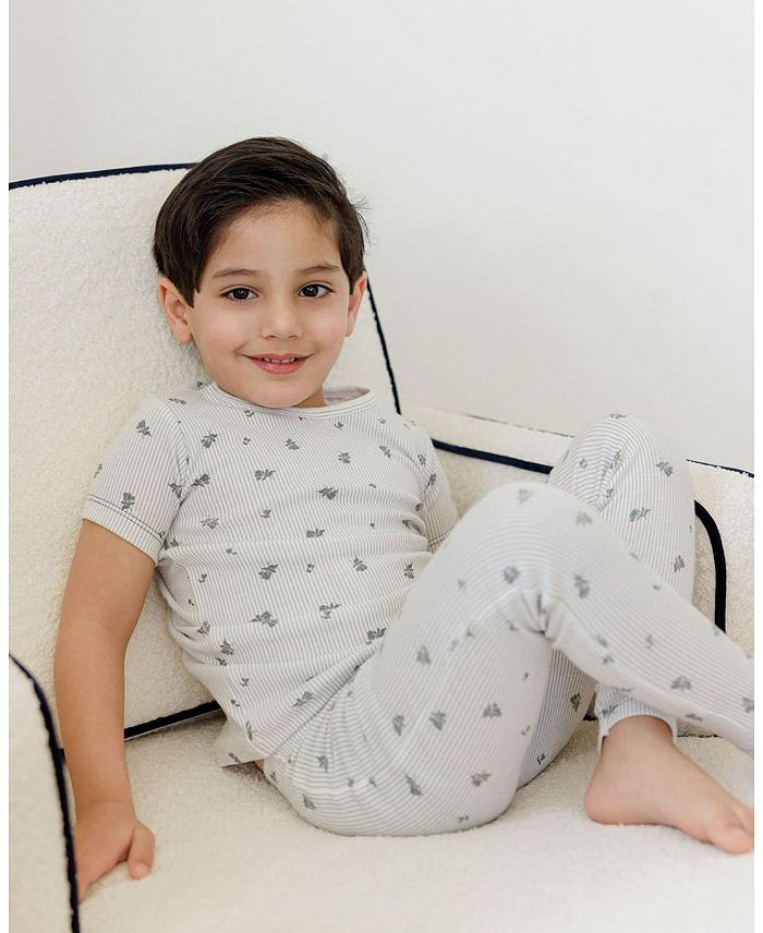 Унисекс Lounge Set из коллекции Berry - Baby, Little Kid Ely's & Co., синий — фото 2