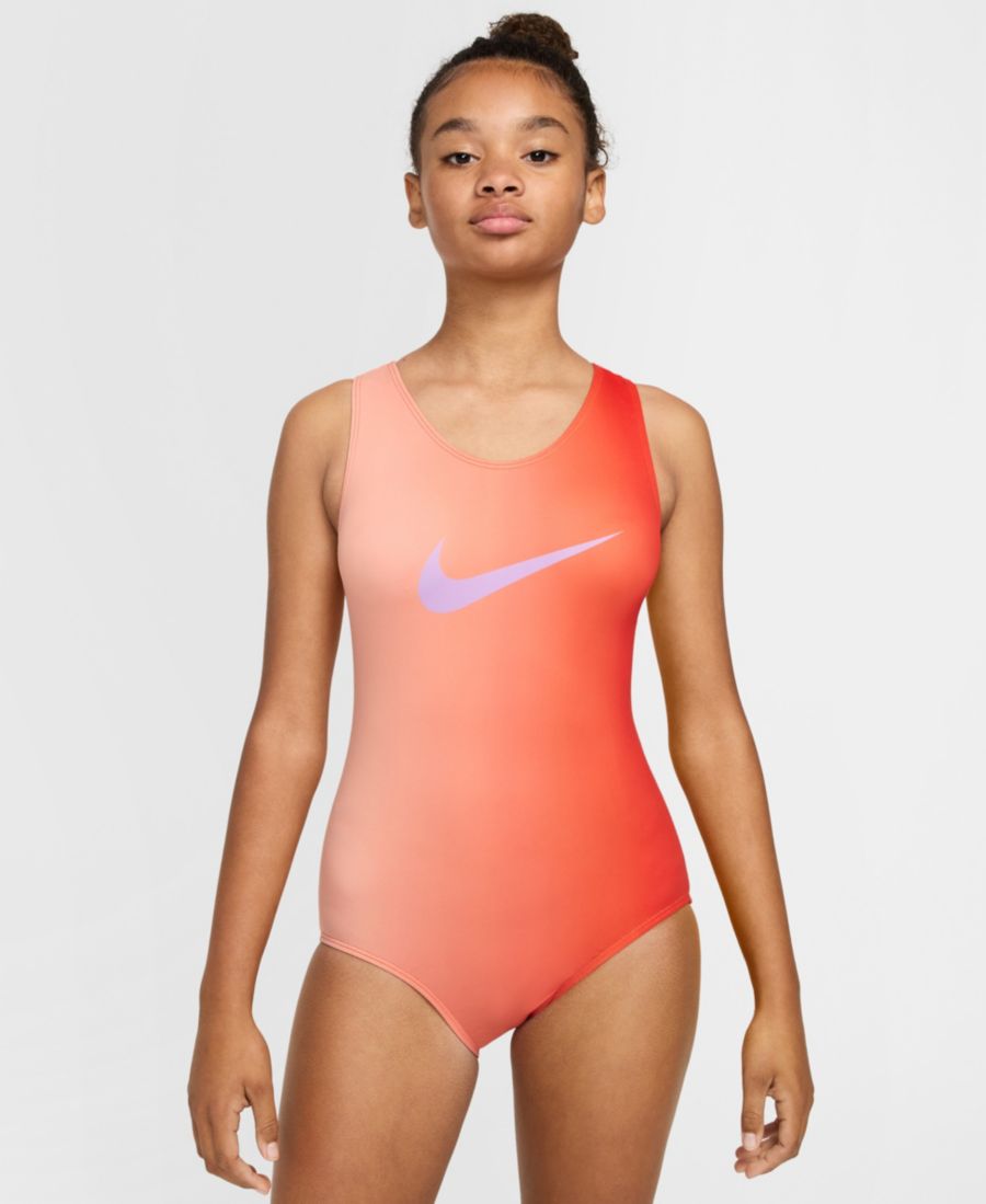 

Гимнастический купальник Nike Sunrise Ombre для девочек 7-16 лет Nike Gymnastics, Orange