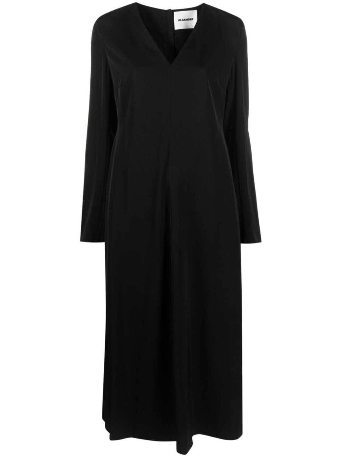 

Jil Sander платье миди с длинными рукавами, черный