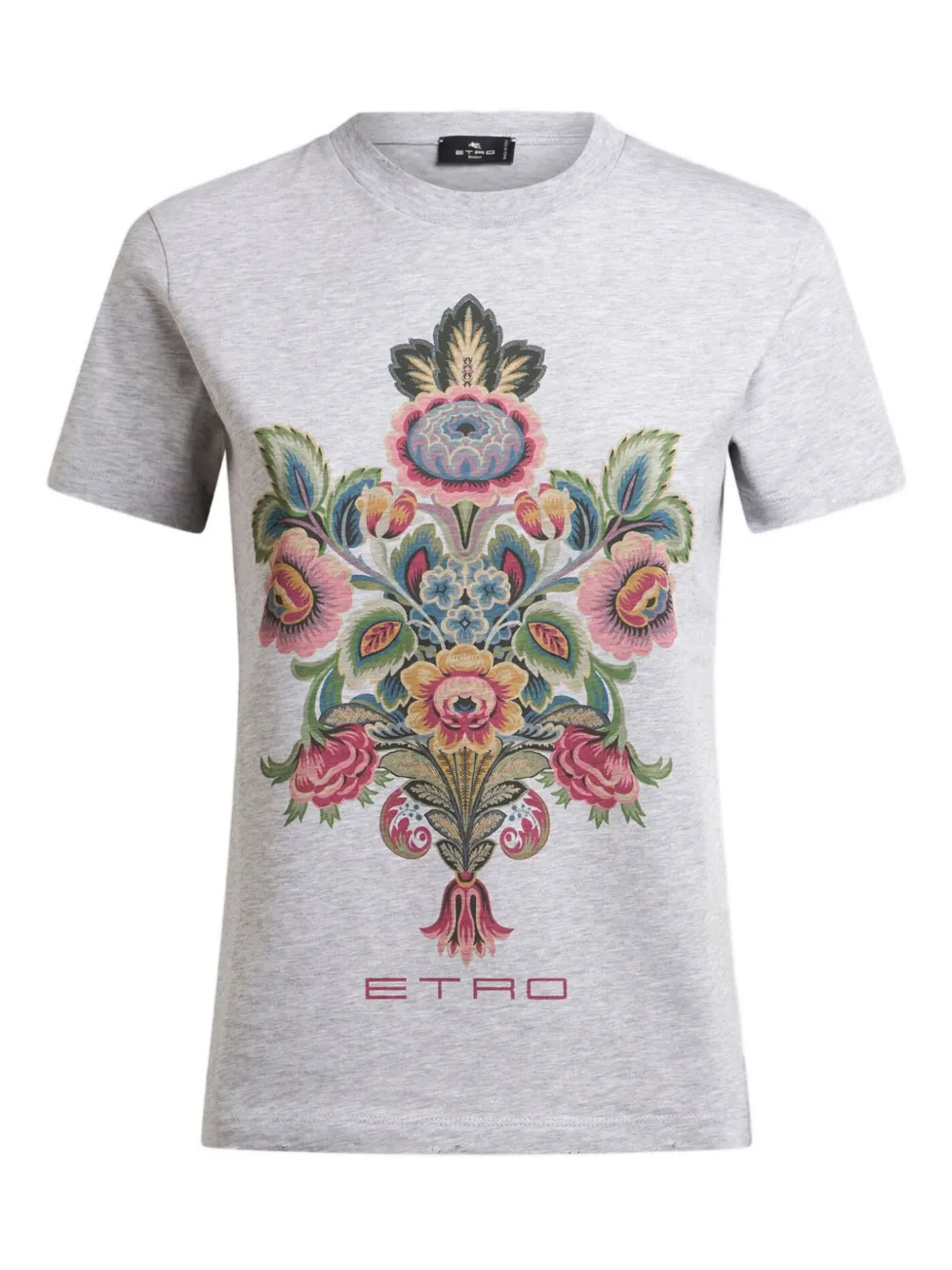 

Футболка с принтом пейсли ETRO, серый
