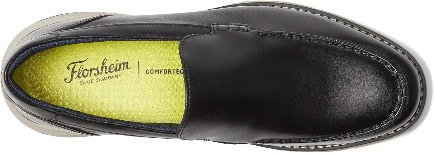 Лоферы Florsheim Frenzi с открытым носком венецианского типа, черный — фото 2