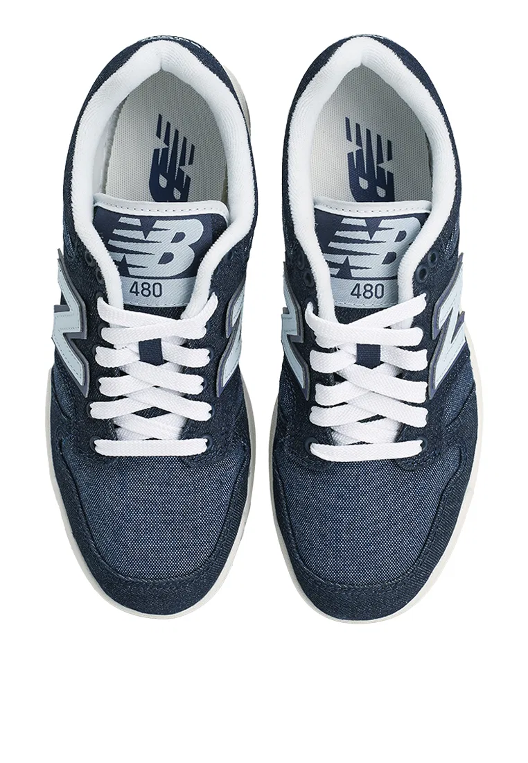 Кроссовки, классические, 480, Lifestyle, мужские New Balance, темный деним — фото 4