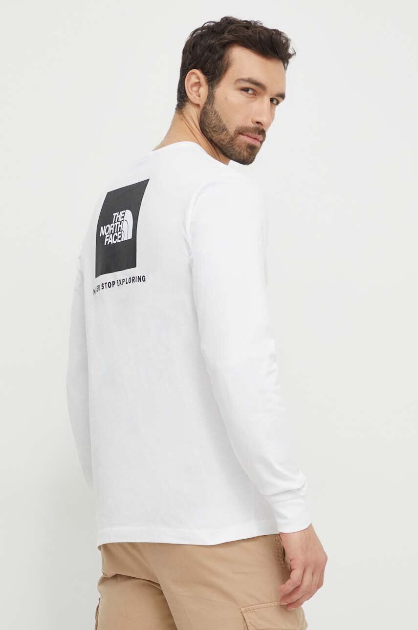 

ML/S Redbox Tee хлопковый топ с длинными рукавами The North Face, бежевый