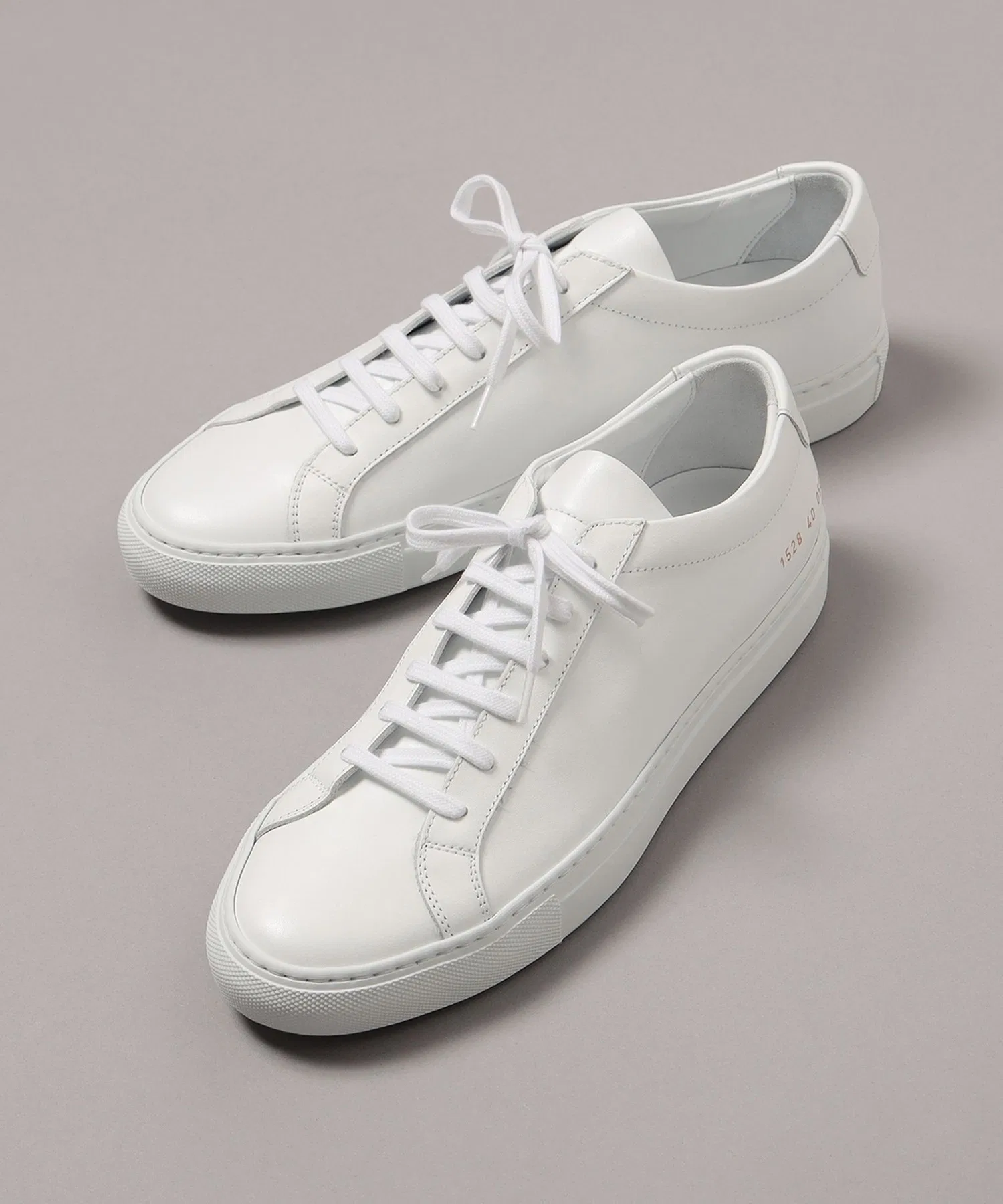 Мужские кожаные кроссовки Common Projects Achilles белые