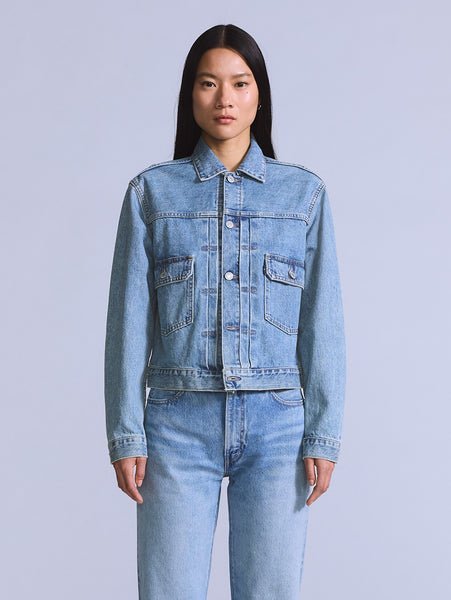 Куртка-тракер BLUETAB TYPE II Levi's, Medium Indigo - Worn In