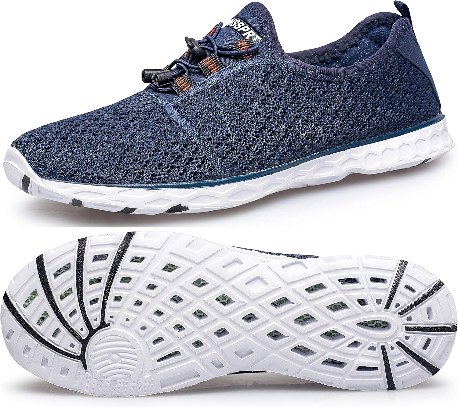 

Мужские водные кроссовки DOUSSPRT, быстросохнущие спортивные аква обувь, белый