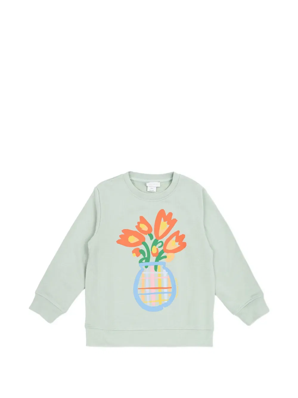Толстовка с цветочным рисунком Stella Mccartney Kids, зеленый