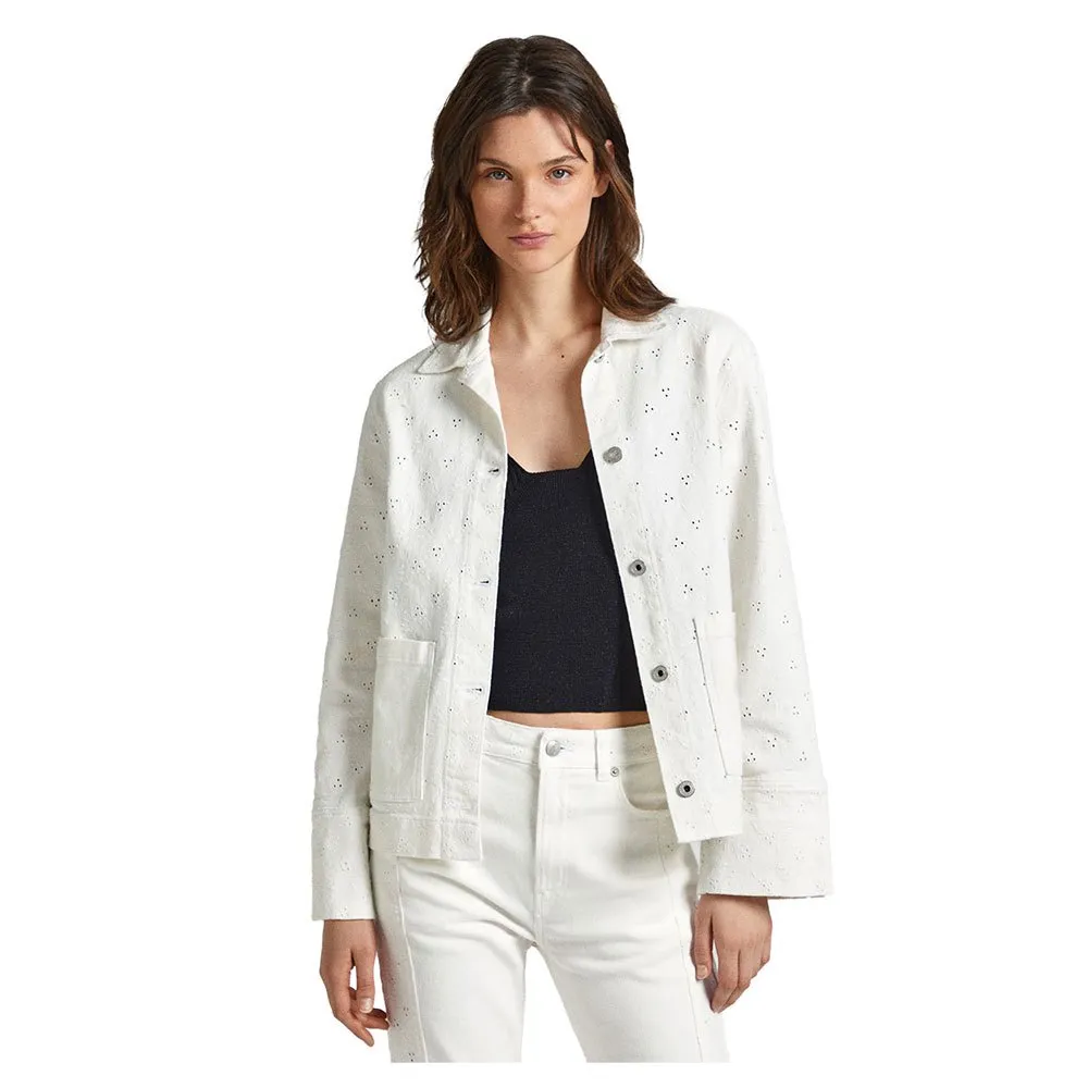 

Куртка Pepe Jeans Anny Anglaise denim, бежевый