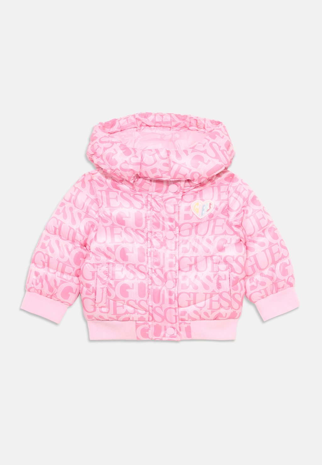 

Зимняя куртка PADDED HOODED JACKET Guess, фуксия