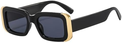 

Популярные квадратные солнцезащитные очки 2027 года для женщин, ретро-очки с прозрачными линзами и защитой от УФ-излучения UV400, градиентные солнцезащитные очки для мужчин MTZJH, Black