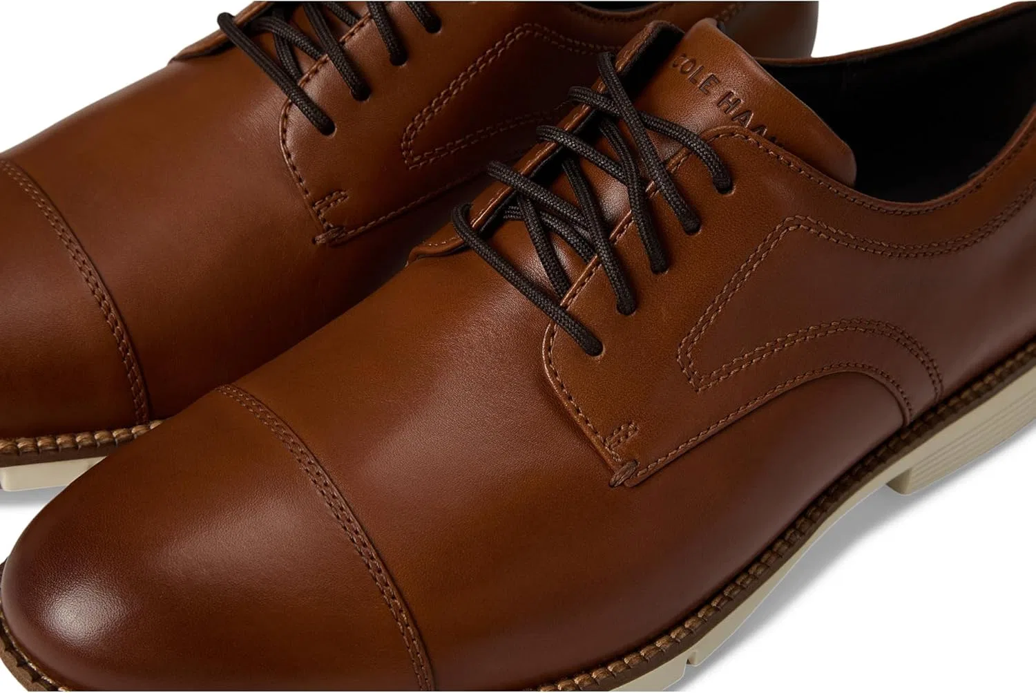 Мужские оксфорды Cole Haan Flexgrand360 с мыском Cap Toe, British Tan Ivry — фото 2