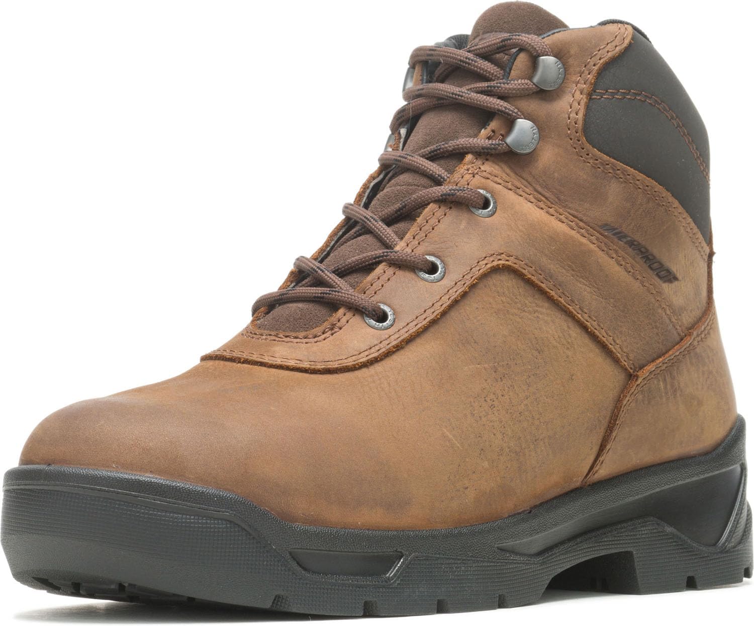 

HyTest Knock, мужские, с металлическим носком, EH, MT, водонепроницаемые, 15 см ботинки, коричневый