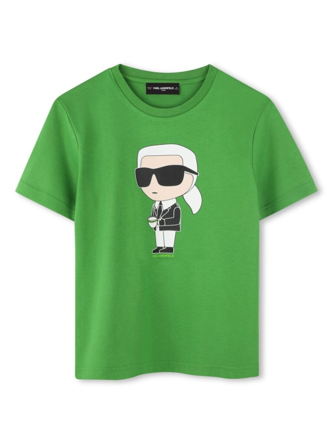 

Karl Lagerfeld Kids футболка Ikonik Karl, зеленый