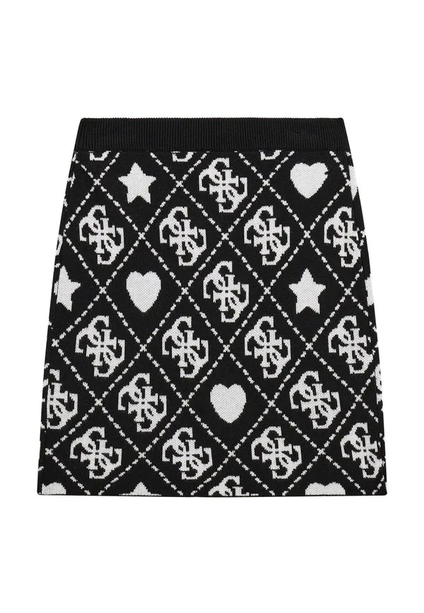 Юбка а-силуэта Guess, Mehrfarbig Schwarz