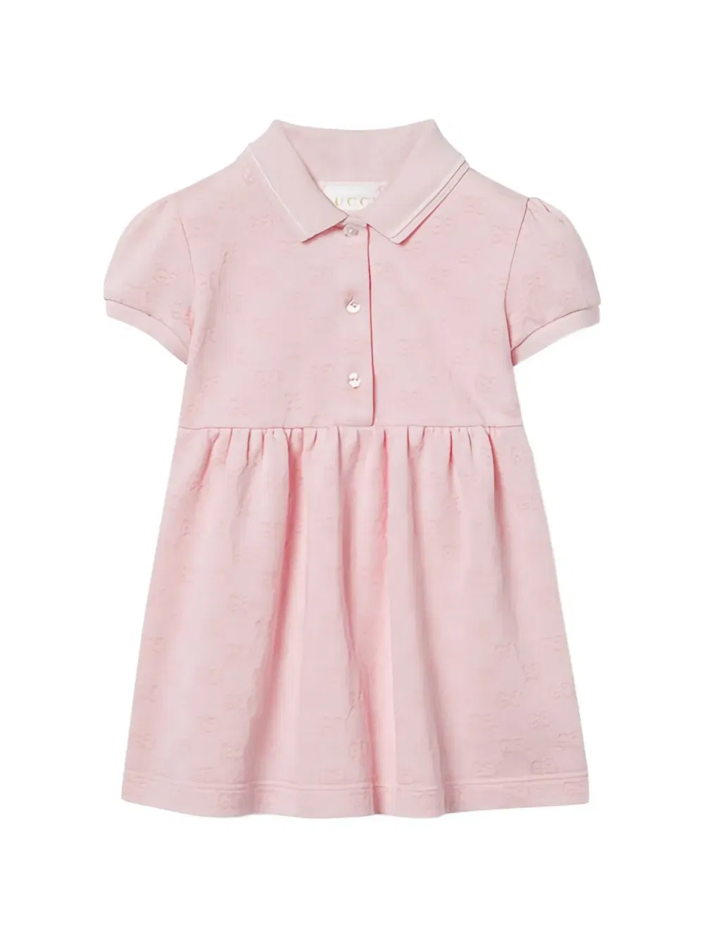Платье с узором Gg Gucci Kids, розовый