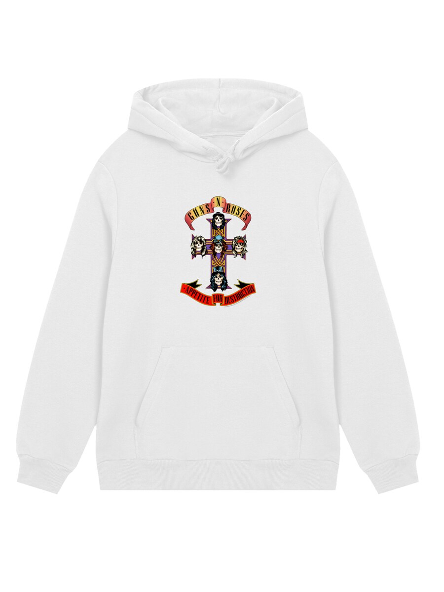 

Свитер F4NT4STIC GunsnRoses Appetite For Destruction, белый