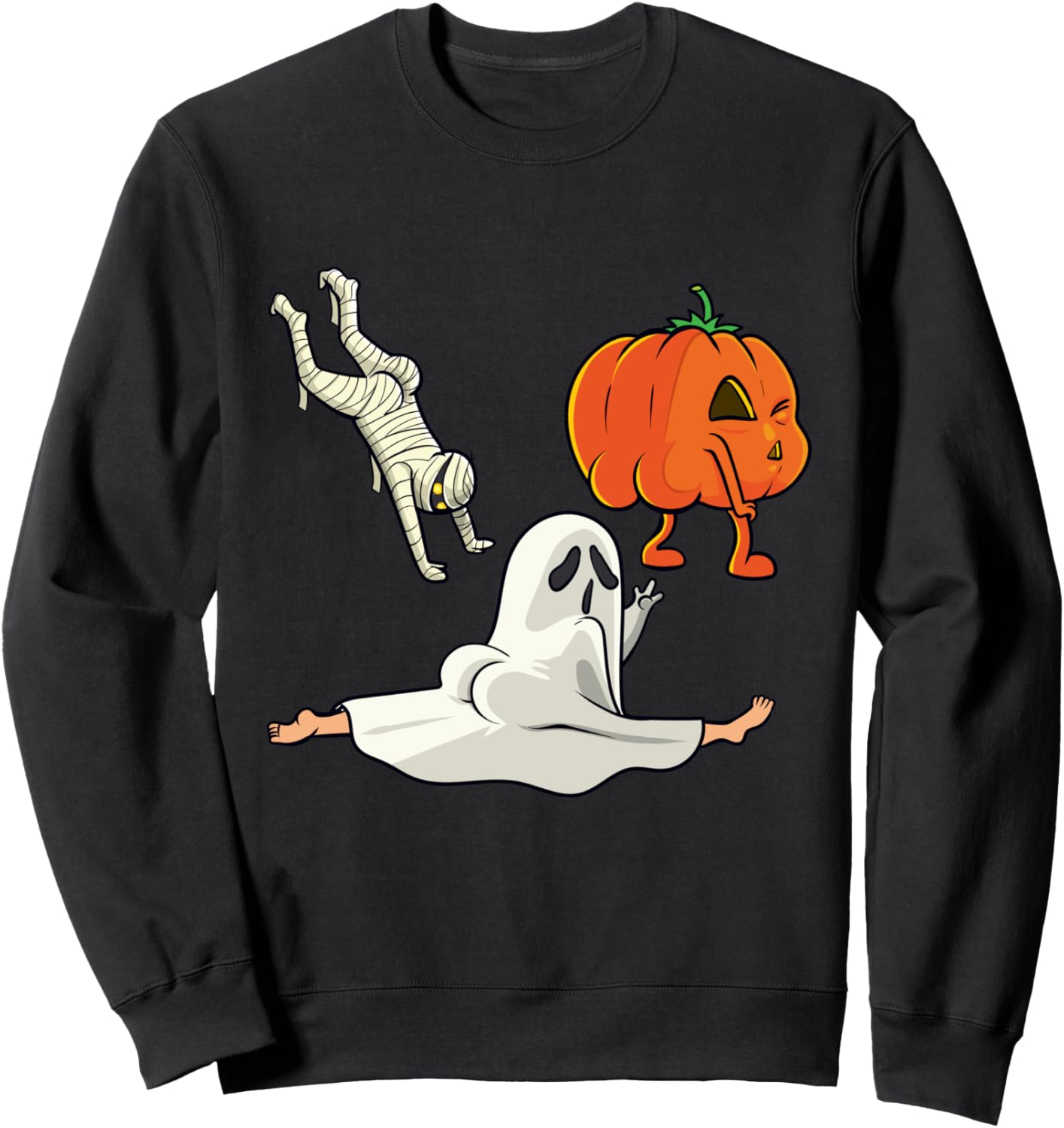 

Забавный костюм на Хэллоуин: Призрак, Мумия, Тыква, Сексуальный танец тверк, Толстовка Funny Halloween Costume Holiday Party Gift Store, черный